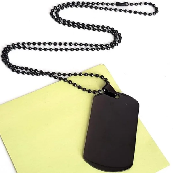 Military Tag Chain (Single Tag)