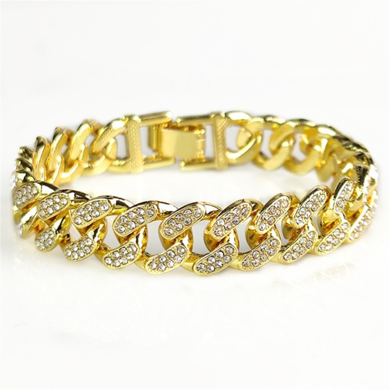 100% SS Matt Silver 16mm Wide Color Link Bracelet